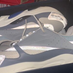 Men's Gray and White Sneakers